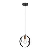 Pendul Globo VIGO metal negru metal negru E27 1x 60W (nu contine) IP20 - 15346-1