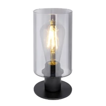 Veioza Globo HADERA metal negru mat sticla E27 1x 60W (nu contine) IP20 - 15465T