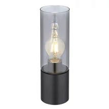 Veioza Globo ANNIKA metal negru mat sticla fumuriu E27 1x 25W (nu contine) IP20 - 21000TB