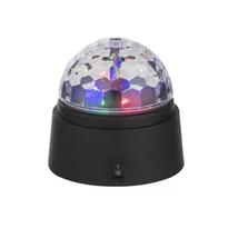 Veioza Globo DISCO plastic negru transparent LED 6x 0,06W (inclus) IP20 - 28014