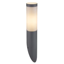 Aplica exterior Globo BOSTON otel inoxidabil antracit plastic opal E27 1x 23W (nu contine) IP44 - 3157A