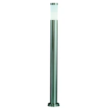 Stalp exterior Globo BOSTON otel inoxidabil plastic opal E27 1x 23W (nu contine) IP44 - 3159
