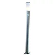 Stalp exterior Globo BOSTON otel inoxidabil plastic opal E27 1x 60W (nu contine) IP44 - 3159S