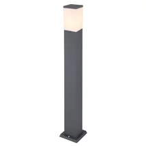Stalp exterior Globo HERRI otel inoxidabil antracit plastic opal E27-LED 1x 15W (nu contine) IP44 - 31732
