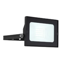 Aplica exterior Globo HELGA I aluminiu negru sticla transparent LED 1x 20W 6000K (inclus) IP65 - 34248B