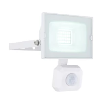 Aplica exterior Globo HELGA I aluminiu alb sticla transparent LED 1x 20W 6000K (inclus) IP44 - 34248WS
