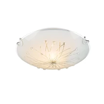 Plafoniera Globo CALIMERO I metal alb sticla satinat E27 1x 60W (nu contine) IP20 - 40402-1