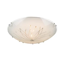Plafoniera Globo CALIMERO I metal alb sticla satinat E27 2x 60W (nu contine) IP20 - 40402-2