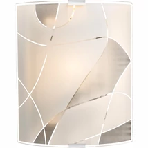 Aplica Globo PARANJA metal alb sticla satinat E27 1x 60W (nu contine) IP20 - 40403W2