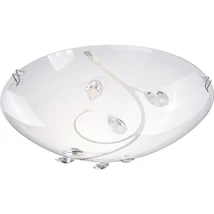 Plafoniera Globo BURGUNDY metal nichel mat sticla opal E27 1x 60W (nu contine) IP20 - 40404-1