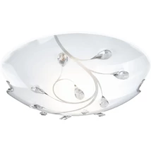 Plafoniera Globo BURGUNDY metal nichel mat sticla opal E27 3x 40W (nu contine) IP20 - 40404-3