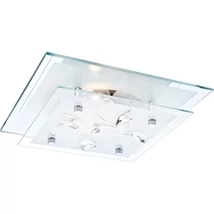 Plafoniera Globo JASMINA metal chrom sticla opal E27 1x 60W (nu contine) IP20 - 40408