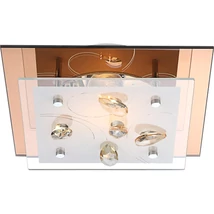 Plafoniera Globo AYANA metal alb sticla opal E27 1x 40W (nu contine) IP20 - 40412