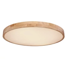 Plafoniera Globo RAINER metal aspect lemn plastic alb LED 1x 60W (inclus) IP20 - 41745-60