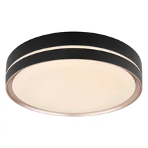 Plafoniera Globo MANNI metal negru plastic opal LED 1x 24W (inclus) IP20 - 41759-24
