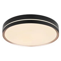 Plafoniera Globo MANNI metal negru plastic opal LED 1x 40W (inclus) IP20 - 41759-40