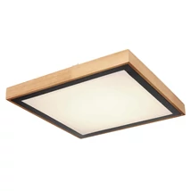 Plafoniera Globo BRUNO metal negru mat acril opal LED 1x 24W CCT (inclus) IP20 - 41764-24Q