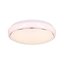 Plafoniera Globo KALLE metal alb plastic opal stralucitor LED 1x 18W 3000K (inclus) IP20 - 48408-18