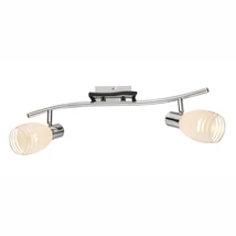 Spot Globo TOAY metal chrom sticla opal E14 2x 40W (nu contine) IP20 - 541010-2