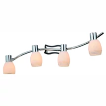 Spot Globo TOAY metal chrom sticla opal E14 4x 40W (nu contine) IP20 - 541010-4