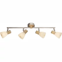 Spot Globo GYLFI metal nichel mat sticla opal E14 4x 40W (nu contine) IP20 - 54352-4