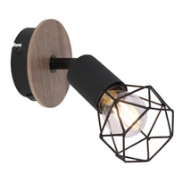 Spot Globo XARA I metal negru metal negru E14 1x 40W (nu contine) IP20 - 54802S-1H