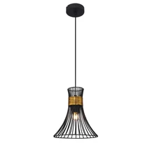 Pendul Globo PURRA metal negru tije metalice negru E27 1x 60W (nu contine) IP20 - 54814H