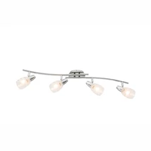 Spot Globo ROY metal chrom sticla satinat E14 4x 40W (nu contine) IP20 - 54985-4