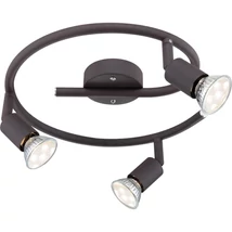 Plafoniera Globo OLIWA metal ruginit GU10-LED 3x 3W 3000K (inclus) IP20 - 57382-3L