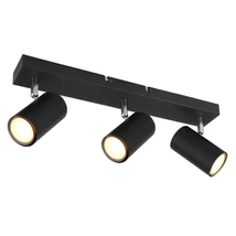 Spot Globo ROBBY metal negru mat metal negru mat GU10 3x 35W (nu contine) IP20 - 57911-3B