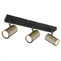 Spot Globo ROBBY metal negru mat alama antic GU10 3x 35W (nu contine) IP20 - 57911-3M