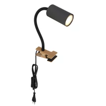 Veioza cu clema Globo ROBBY metal grafit metal grafit GU10 1x 25W (nu contine) IP20 - 57911KG