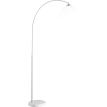 Lampadar Globo NEWCASTLE metal nichel mat plastic alb E27 1x 40W (nu contine) IP20 - 58227