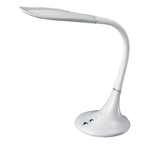 Veioza de birou Globo PATTAYA metal chrom plastic satinat LED 1x 9W (inclus) IP20 - 58271