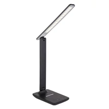 Veioza de birou Globo BULLA plastic negru opal LED 1x 6W (inclus) IP20 - 58400S