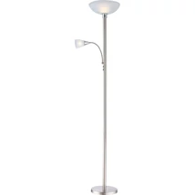 Lampadar Globo BLADE metal chrom sticla satinat E27-LED 1x 8,8W 3000K (inclus) IP20 - 58931LED