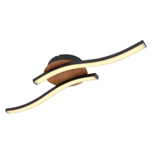 Plafoniera Globo EVITA metal negru acril opal LED 1x 12W 3000K (inclus) IP20 - 67171-12