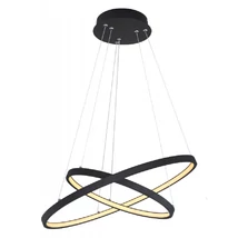 Pendul Globo RALPH metal negru mat metal negru mat LED 1x 42W 3000K (inclus) IP20 - 67192-42B