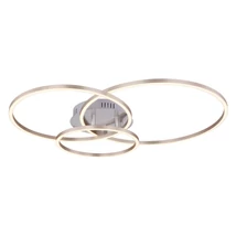 Plafoniera Globo MUNNI metal nichel mat acril opal LED 1x 40W 3000K (inclus) IP20 - 67220-40R