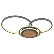 Plafoniera Globo NIRRA metal grafit acril opal LED 1x 40W 3000K (inclus) IP20 - 67256-40