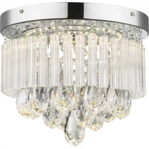 Plafoniera Globo MANILO metal chrom acril LED 1x 12W 4000K (inclus) IP20 - 68598A
