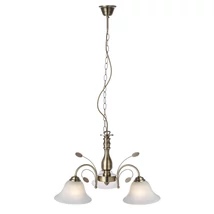 Candelabru Globo POSADAS metal sticla E27 3x 60W (nu contine) IP20 - 69007-3H