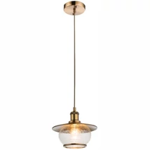 Pendul Globo NEVIS metal bronz sticla E27 1x 60W (nu contine) IP20 - 69030H
