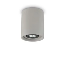 OAK PL1 ROUND CEMENTO - IdealLux-150437 - Plafoniera