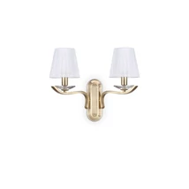 PEGASO AP2 OTTONE SATINATO - IdealLux-197708 - Aplica de perete