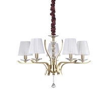 PEGASO SP5 OTTONE SATINATO - IdealLux-197722 - Pendul
