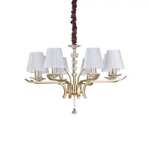 PEGASO SP8 OTTONE SATINATO - IdealLux-197739 - Pendul