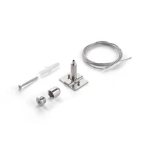 EGO KIT SINGLE STEEL CABLE 2 MT - IdealLux-259376 - Accesorii sistem liniar magnetic