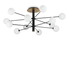 COSMOPOLITAN PL12 NERO OTTONE - IdealLux-273709 - Plafoniera