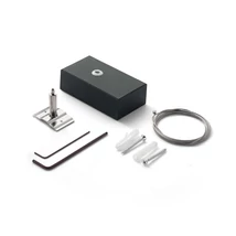 FLUO KIT SINGLE STEEL CABLE 2 MT + WH CEILING CUP - IdealLux-277929 - Accesorii sistem liniar